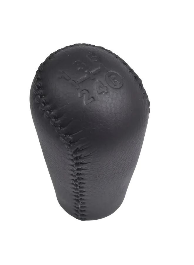 Black PU Leather Manual Gear Shift Knob 6 Speed For Toyota Hilux Fortuner 2004 2018 - Image 5